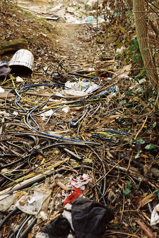 Cable, 35mm Color Negative, 2012

Cable shells left behind by metal enthusiasts.